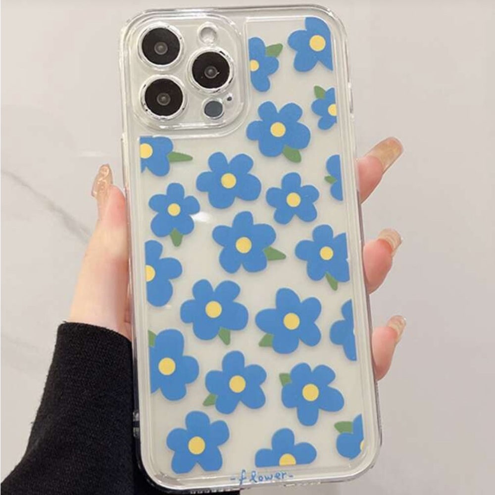 ⚠️Clearance iPhone 13 Pro Floral Blue Phone Case - Picture 5 of 5